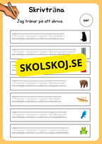 Skrivträna