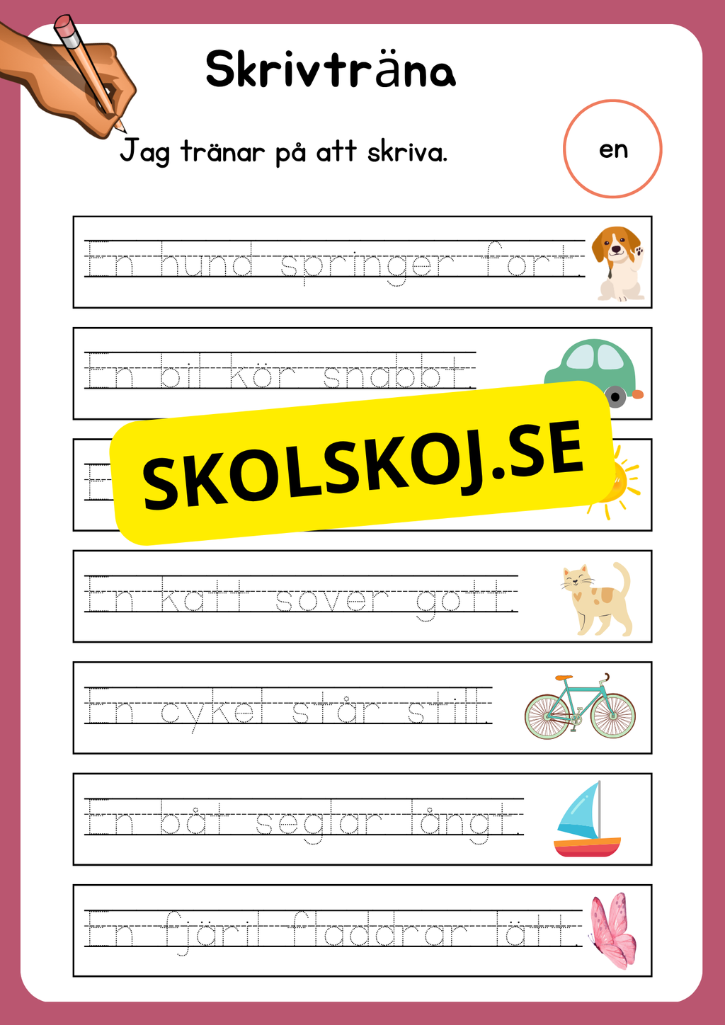 Skrivträna