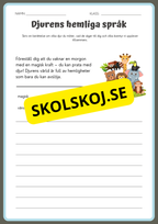 Skrivuppgifter - Häfte