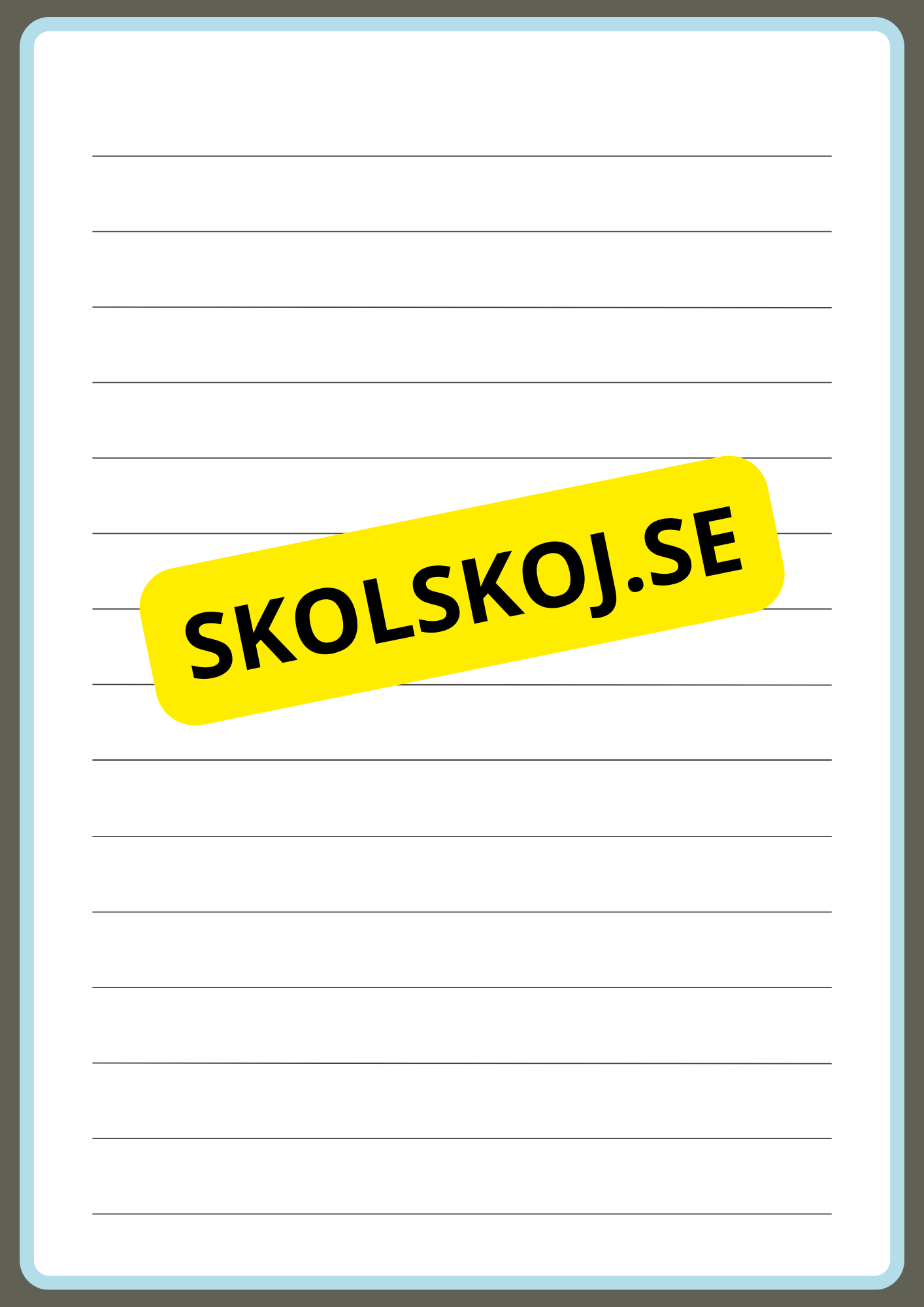 Skrivuppgifter - Häfte