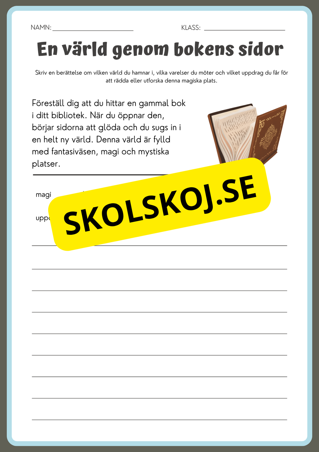 Skrivuppgifter - Häfte