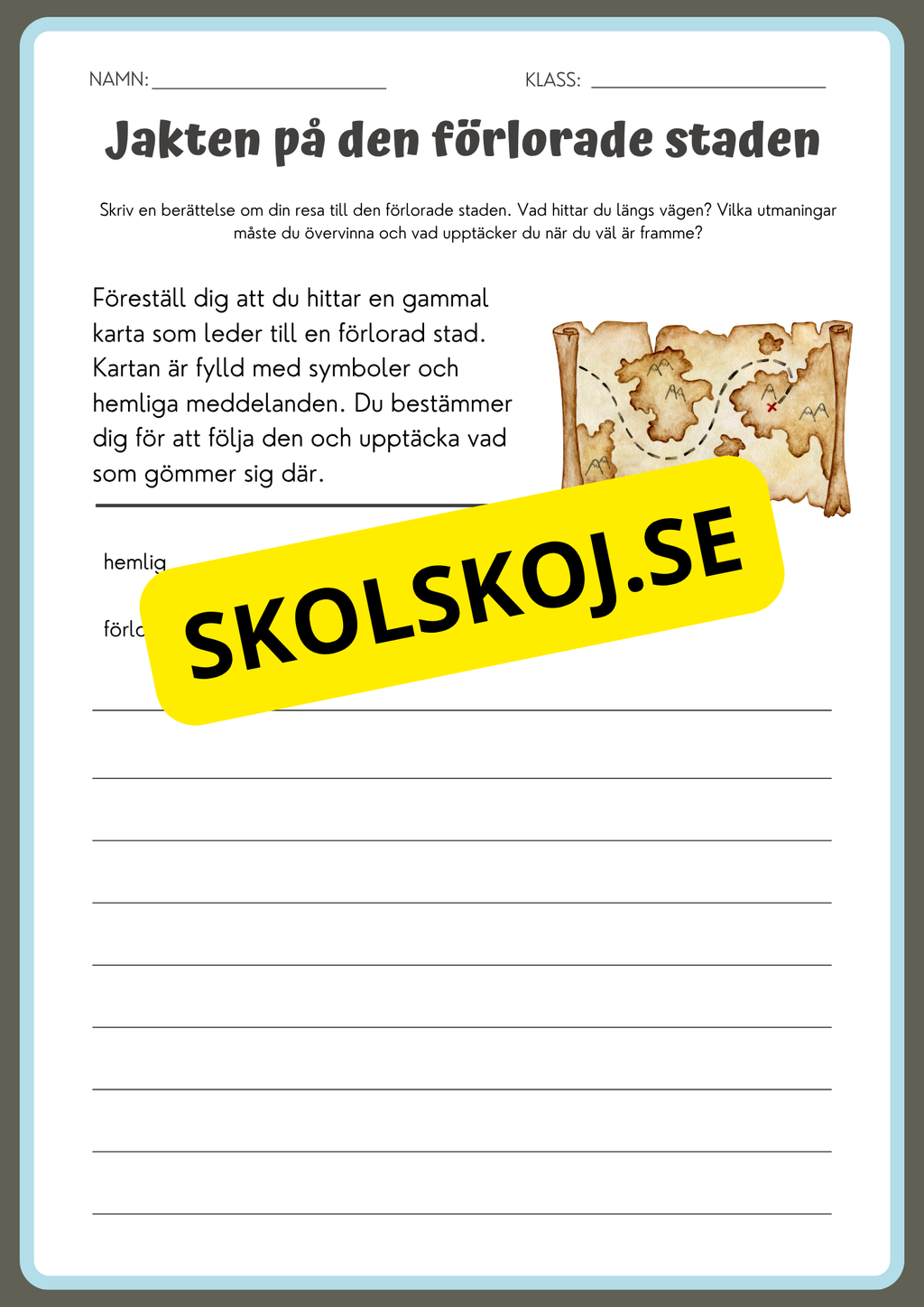 Skrivuppgifter - Häfte