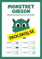 Små monster räkna kroppsdelar