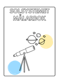 Solsystemet - Målarbok