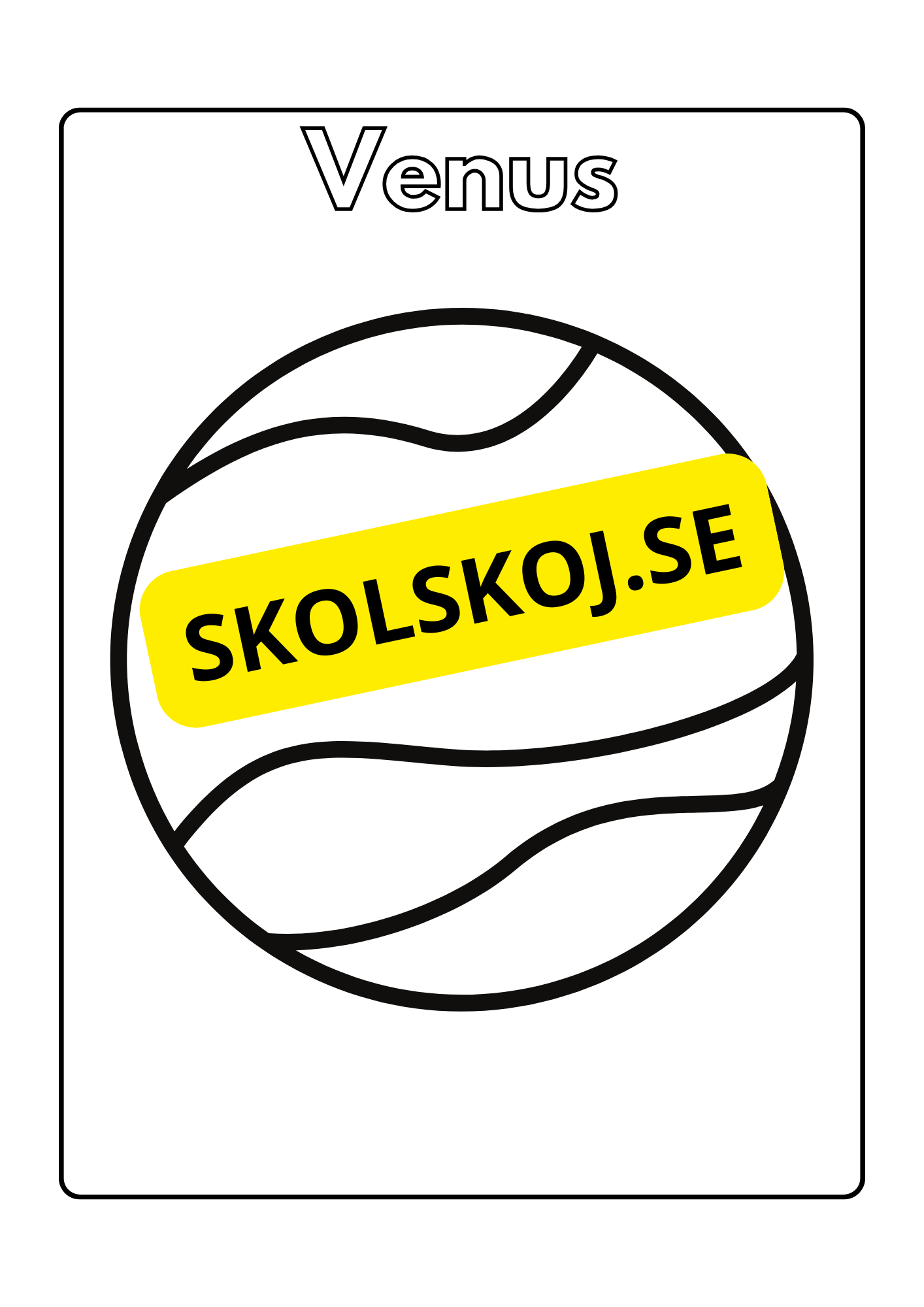 Solsystemet - Målarbok