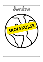 Solsystemet - Målarbok