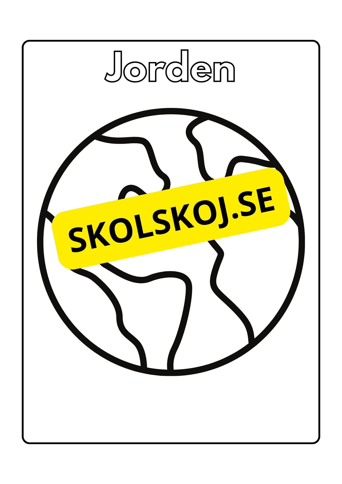 Solsystemet - Målarbok