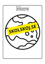 Solsystemet - Målarbok