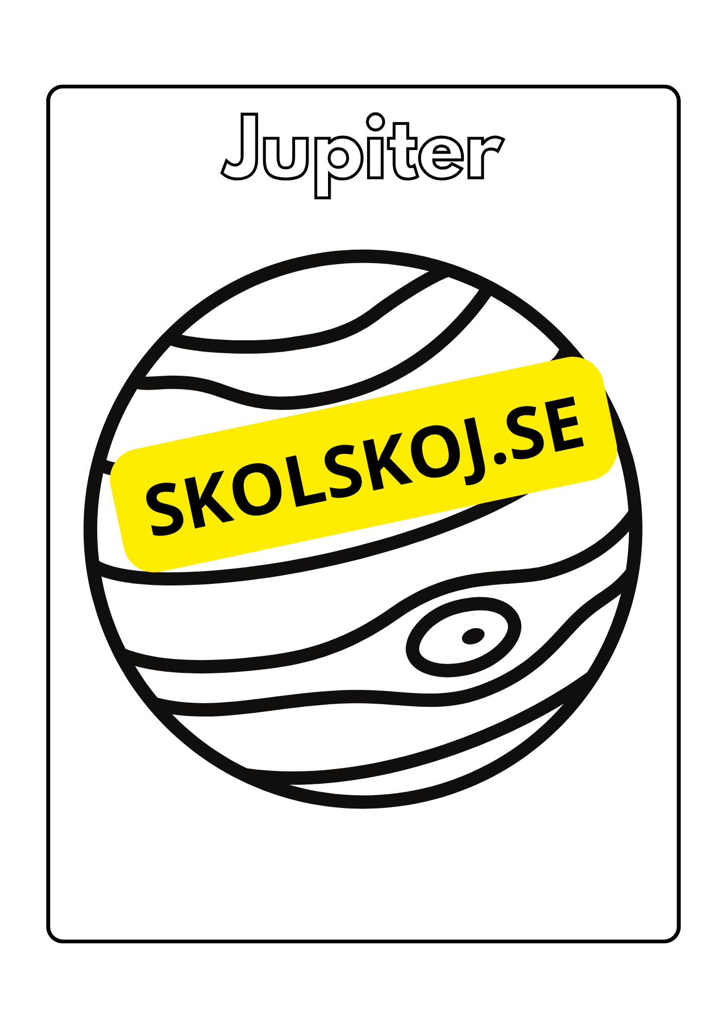 Solsystemet - Målarbok