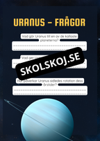 Solsystemet kort fakta och frågor