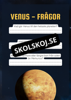Solsystemet kort fakta och frågor