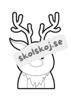 Söta djur - Målarbok