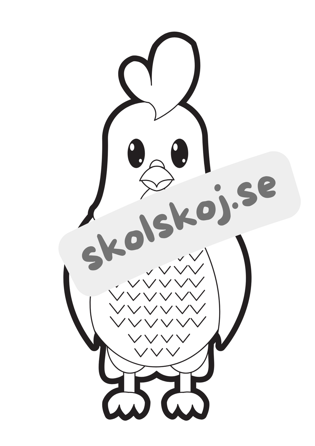 Söta djur - Målarbok