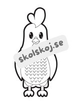 Söta djur - Målarbok