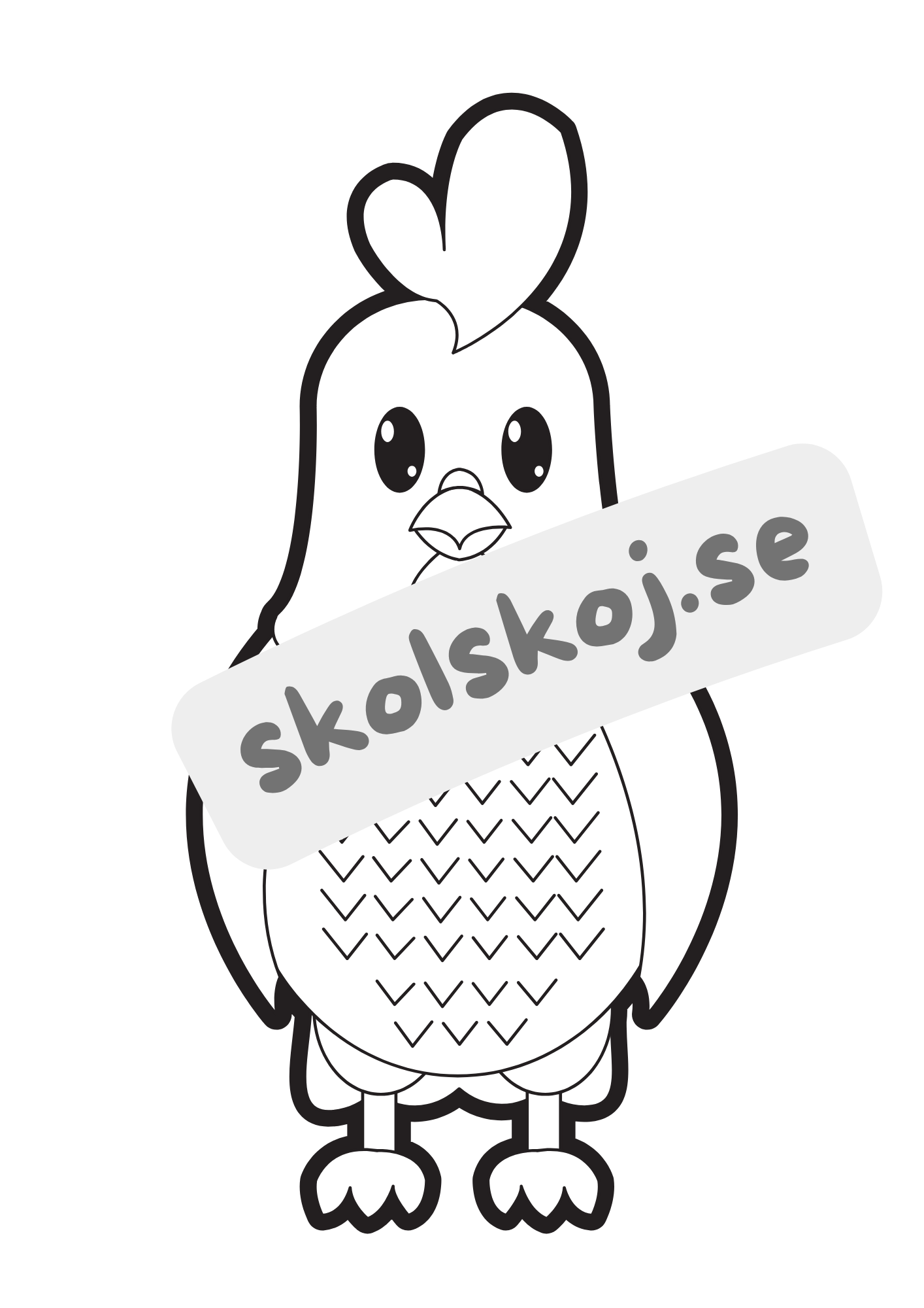 Söta djur - Målarbok