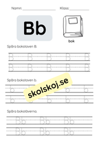Spåra bokstäver - Hela alfabetet