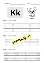Spåra bokstäver - Hela alfabetet