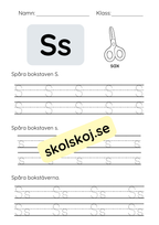 Spåra bokstäver - Hela alfabetet