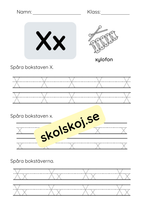 Spåra bokstäver - Hela alfabetet