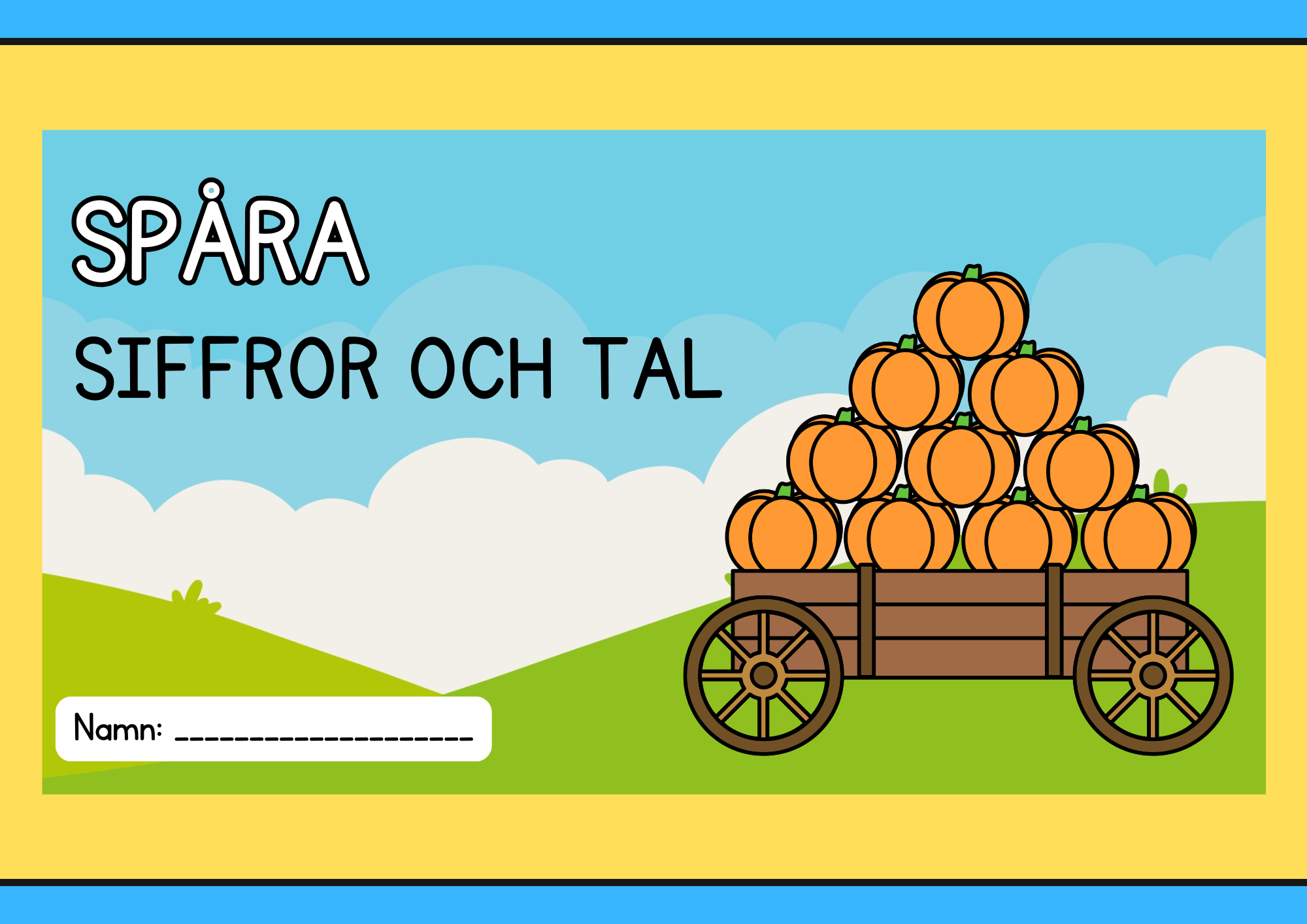 Spåra siffror och tal - Häfte
