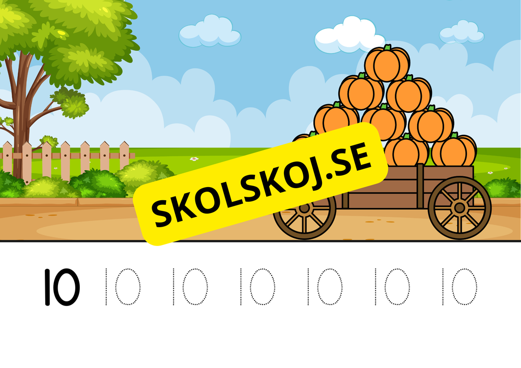 Spåra siffror och tal - Häfte
