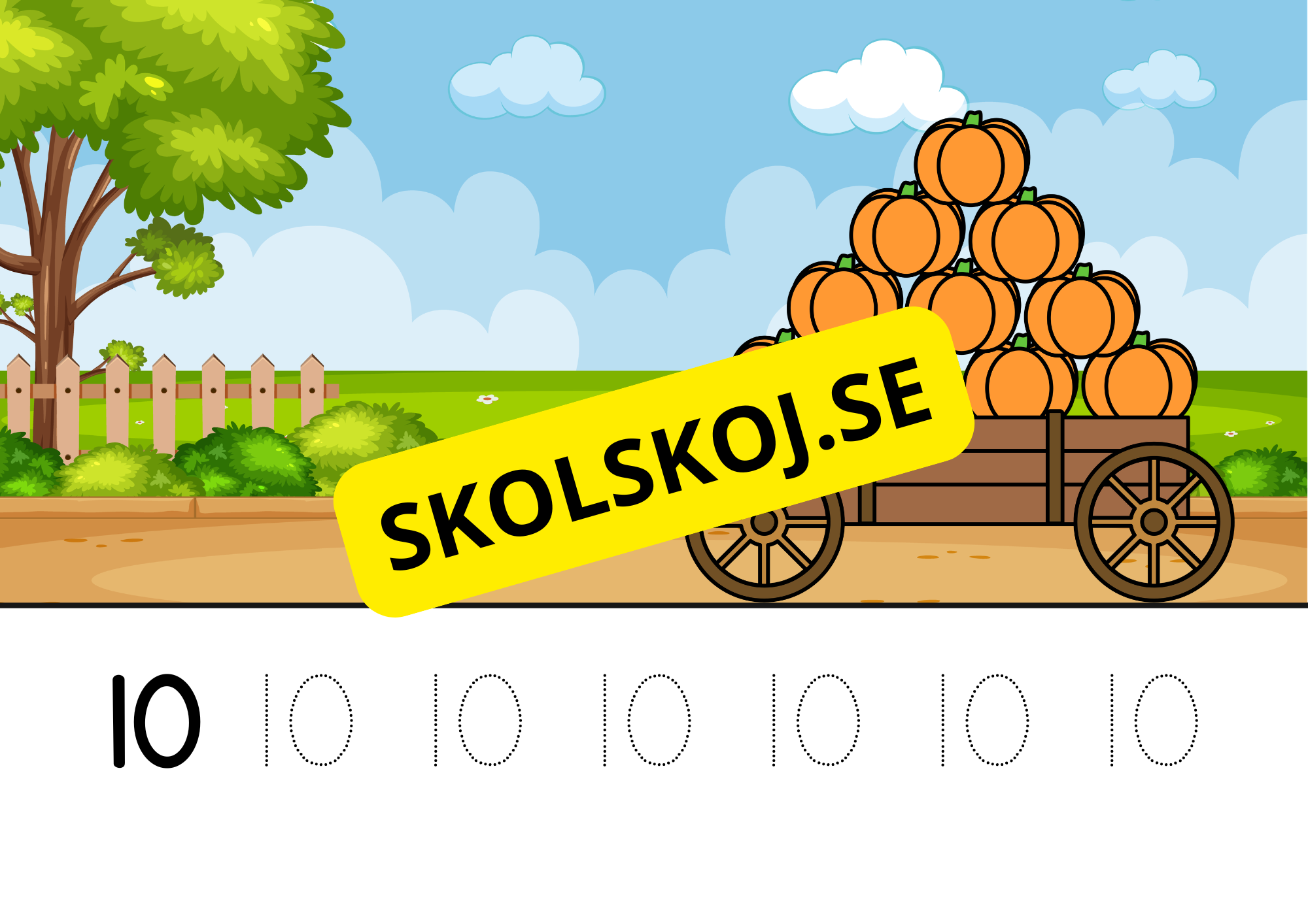 Spåra siffror och tal - Häfte