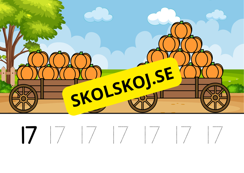 Spåra siffror och tal - Häfte
