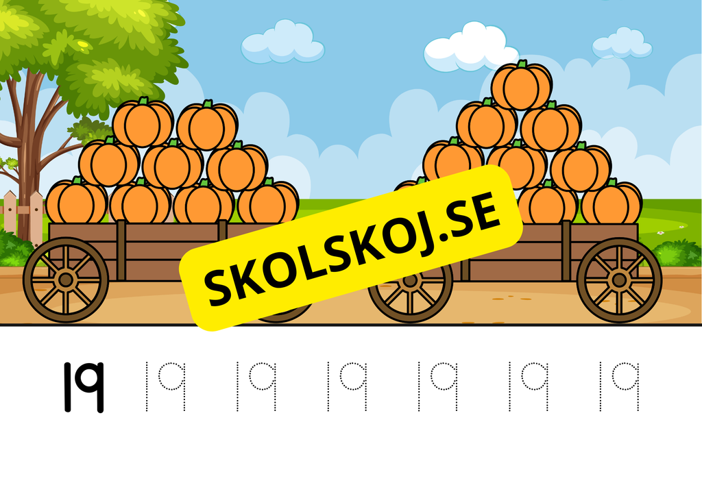 Spåra siffror och tal - Häfte