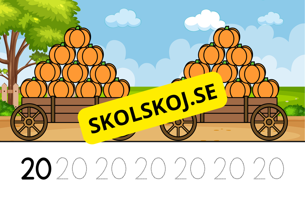 Spåra siffror och tal - Häfte