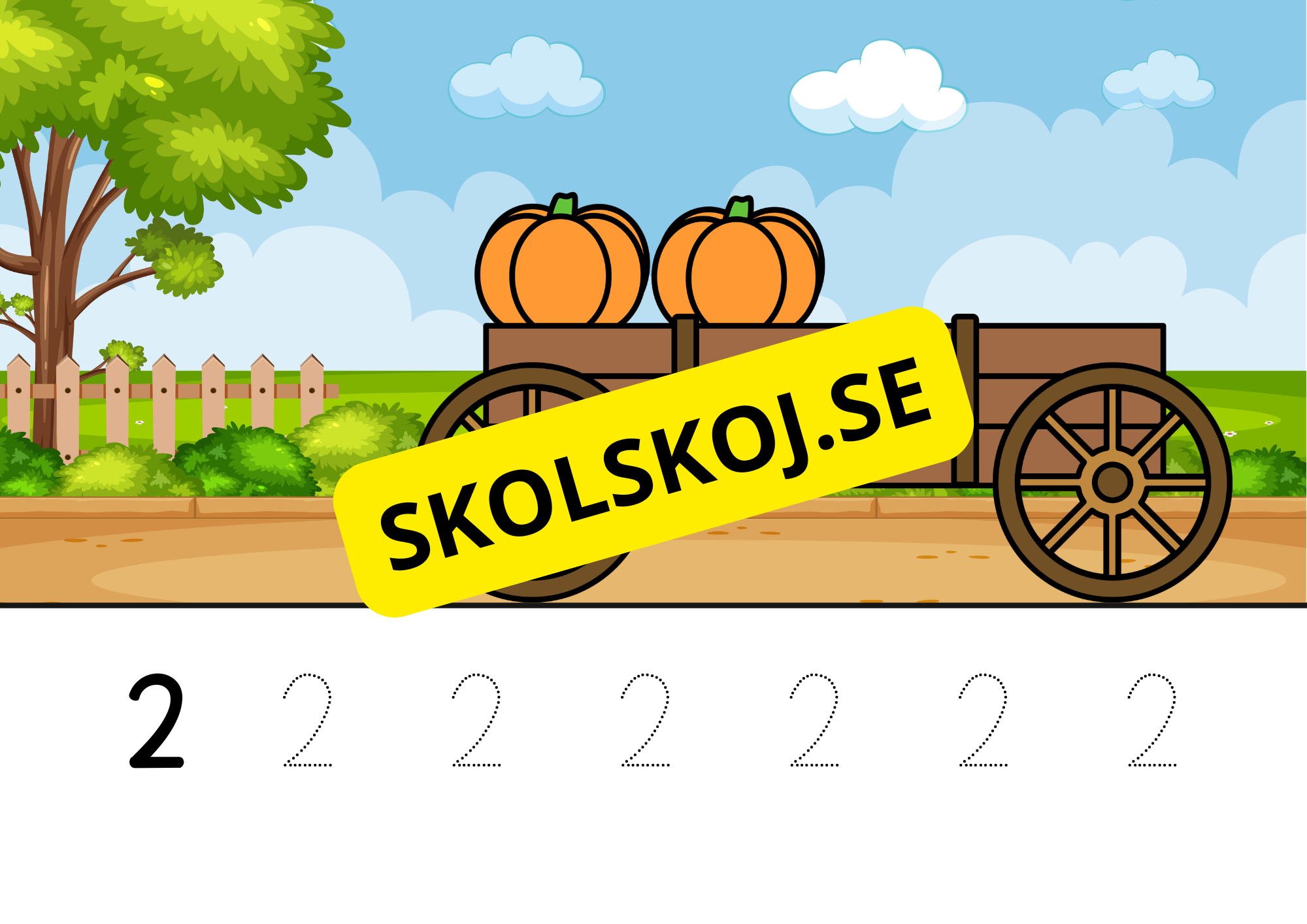 Spåra siffror och tal - Häfte