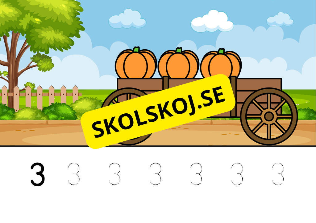 Spåra siffror och tal - Häfte
