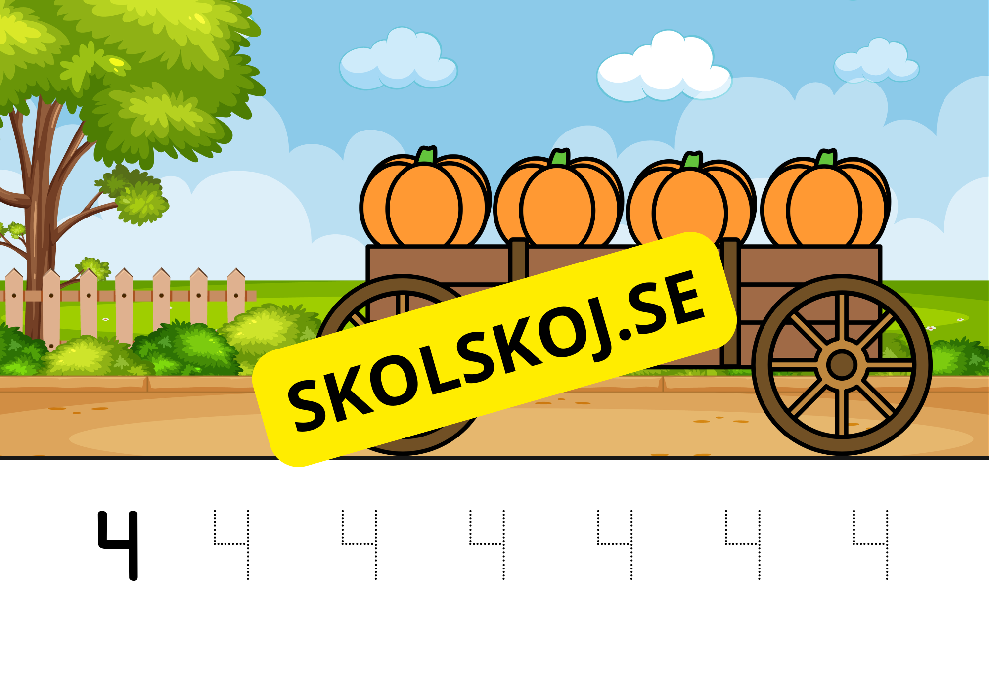 Spåra siffror och tal - Häfte