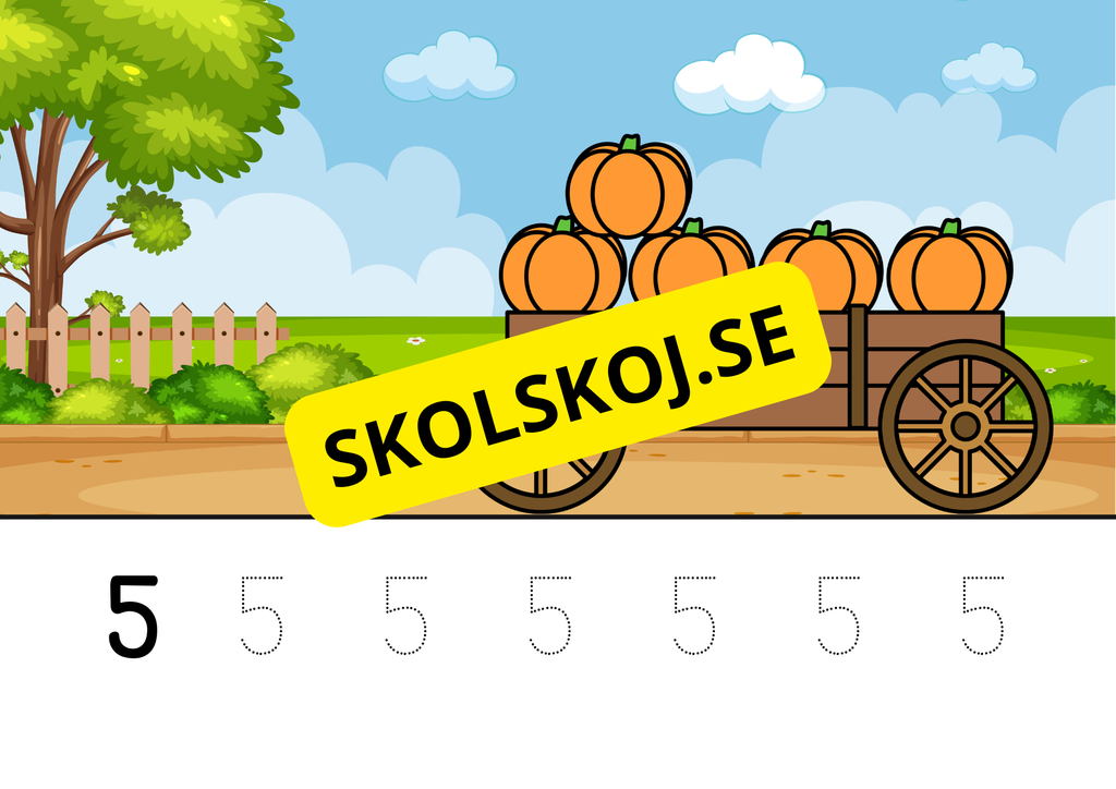 Spåra siffror och tal - Häfte