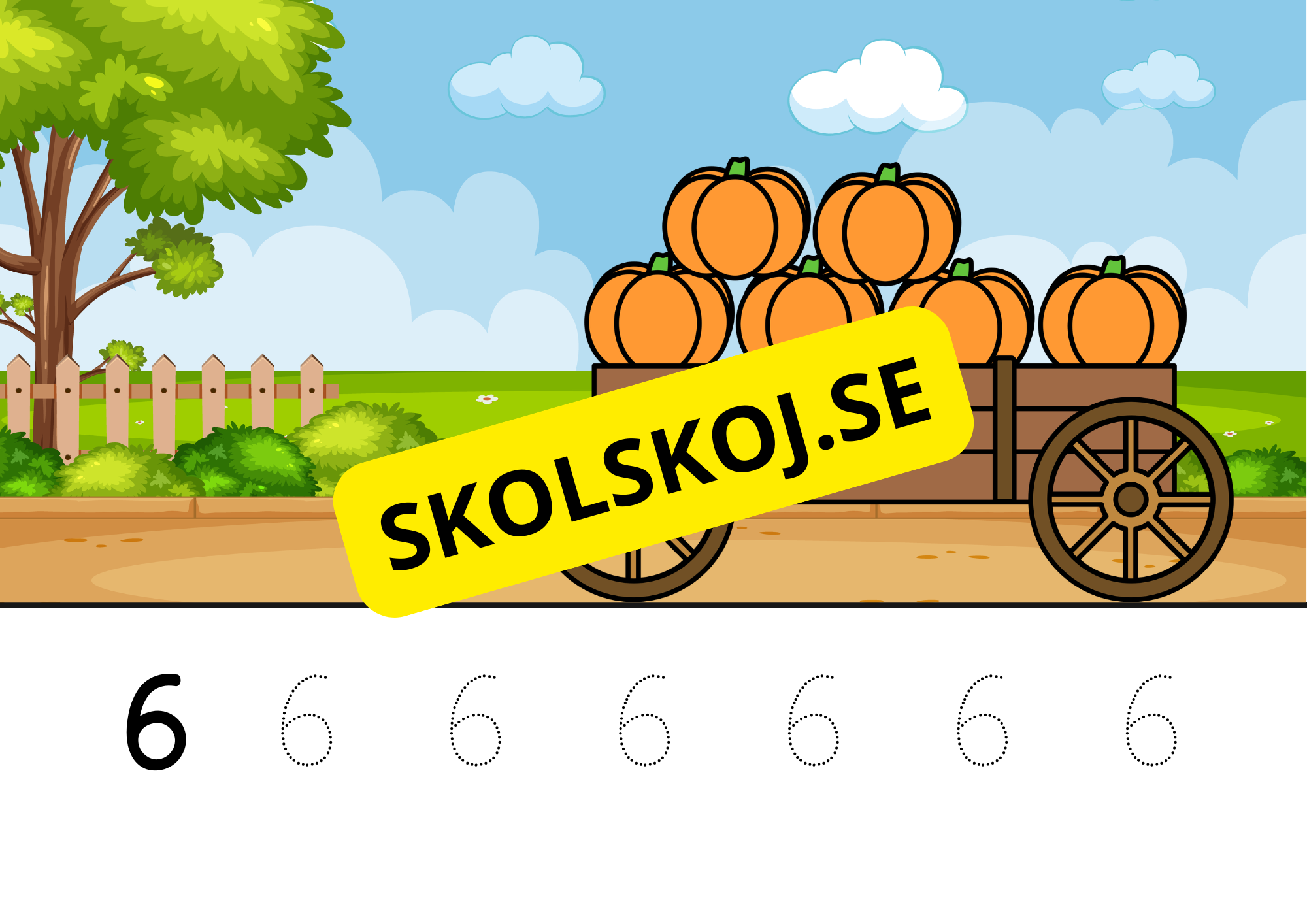 Spåra siffror och tal - Häfte