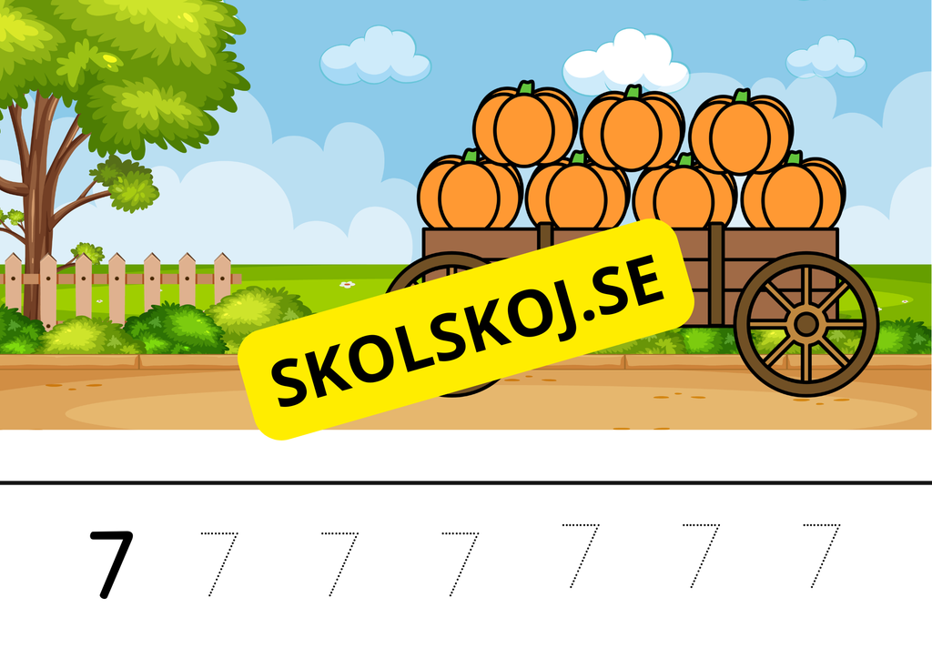 Spåra siffror och tal - Häfte