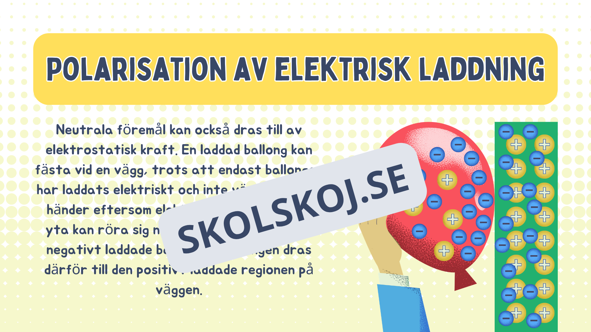 Statisk elektricitet - Fakta, experiment och frågor