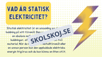 Statisk elektricitet - Fakta, experiment och frågor