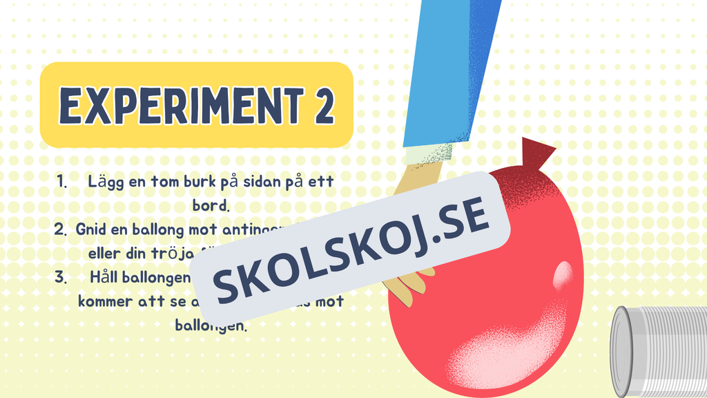 Statisk elektricitet - Fakta, experiment och frågor