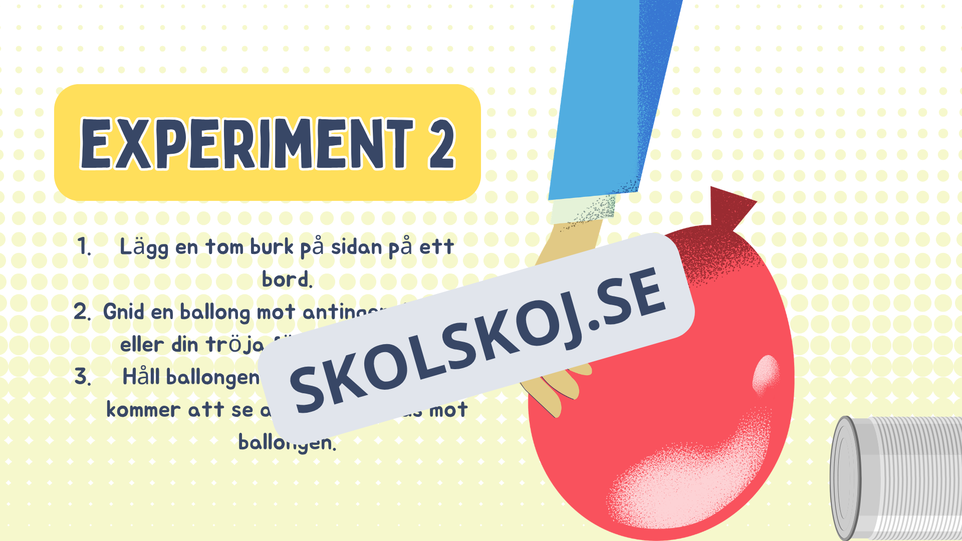 Statisk elektricitet - Fakta, experiment och frågor
