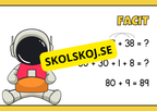 Strategi för huvudräkning - Addition - Årskurs 3 - 4
