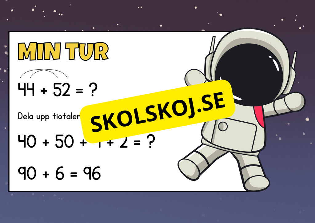 Strategi för huvudräkning - Addition - Årskurs 3 - 4