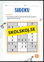 Sudoku + Facit