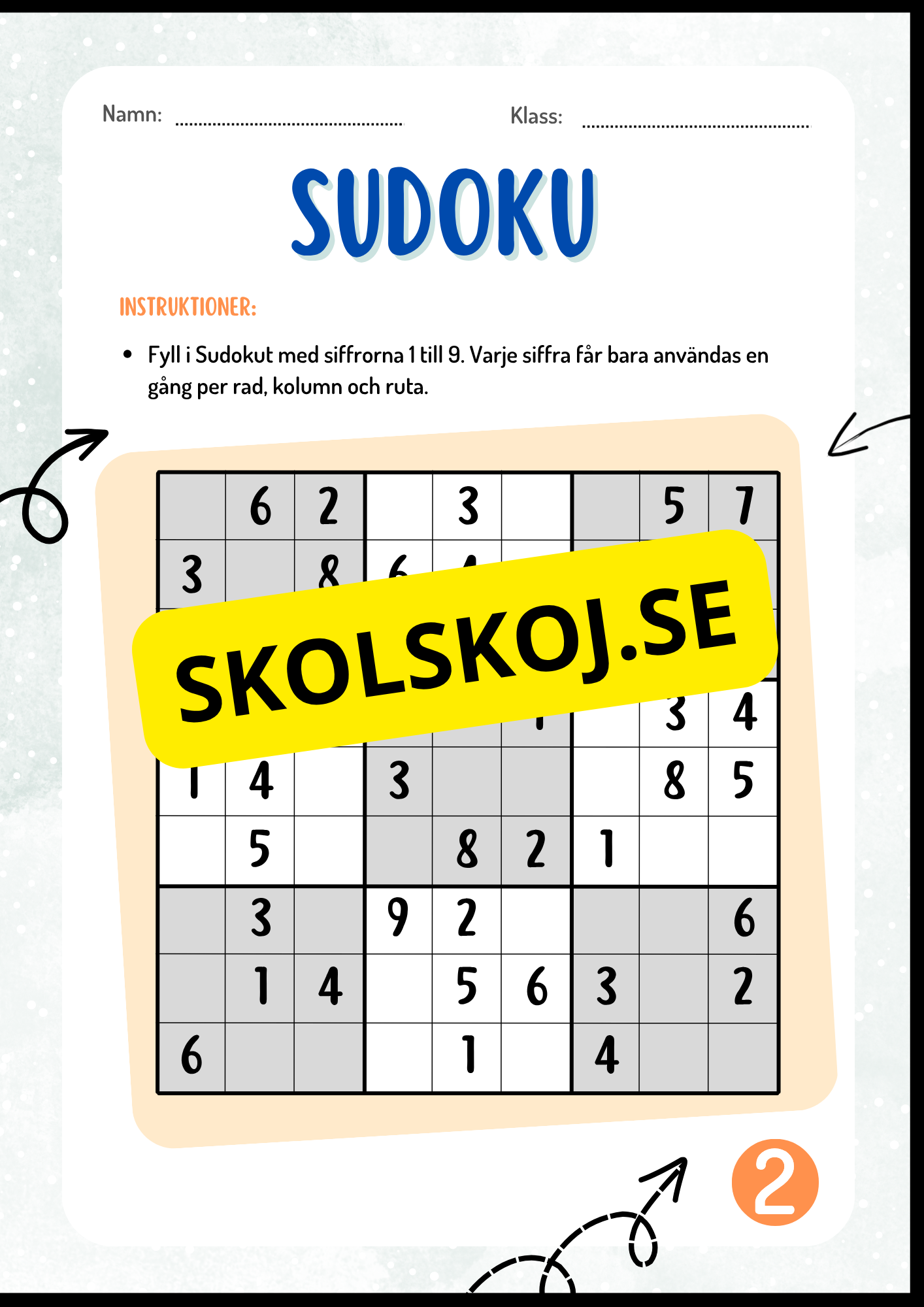 Sudoku + Facit
