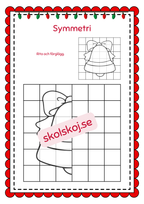 Symmetri julbilder