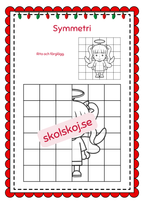 Symmetri julbilder
