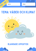 Tema väder och klimat - Blandade uppgifter