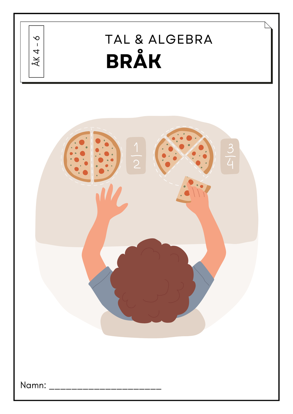 Tal och algebra - Bråk - Åk 4 - 6