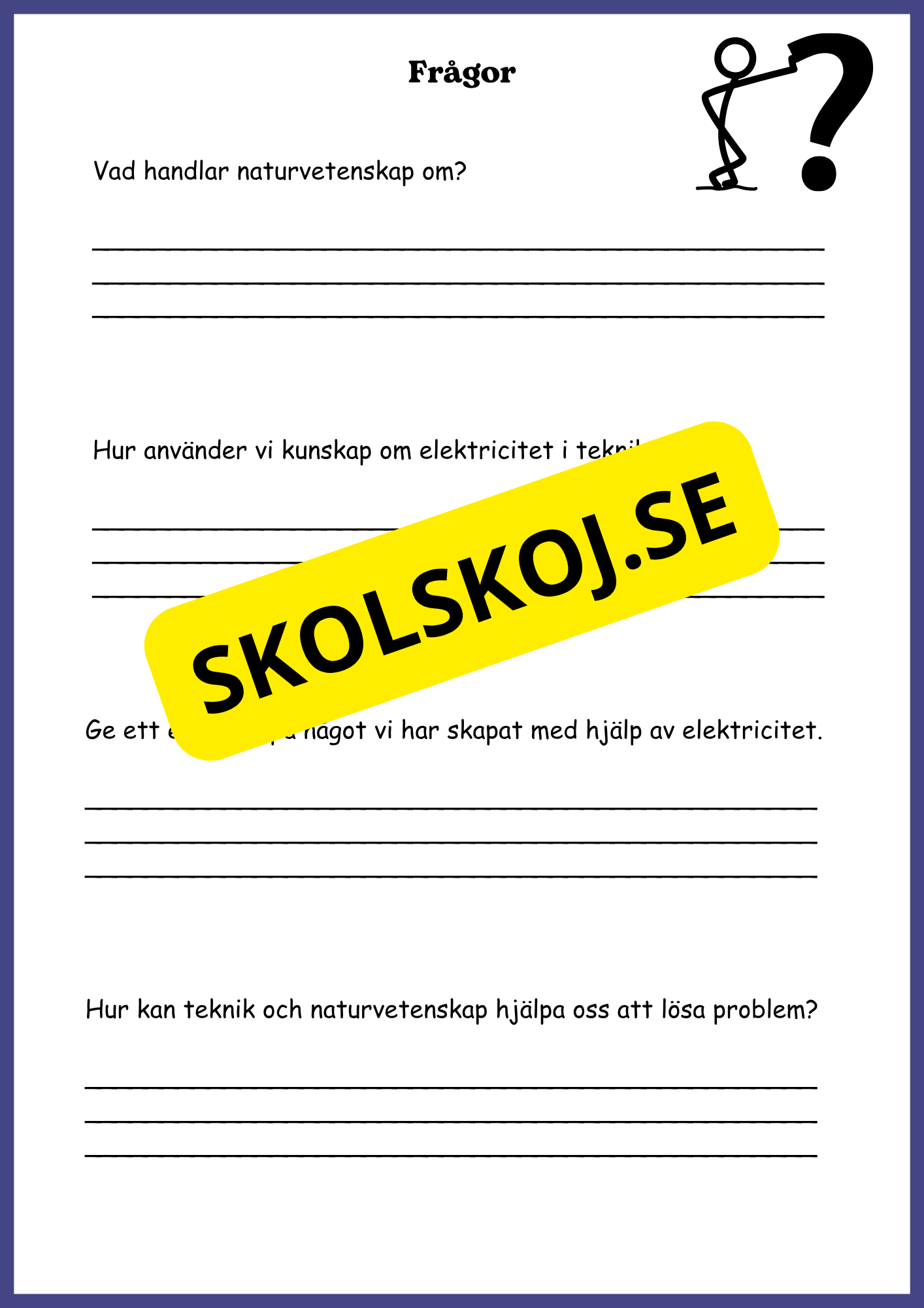 Teknikens roll i vårt liv - Årskurs 4 - 6