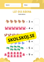 Tema djur - Blandade uppgifter