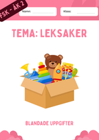 Tema leksaker - Blandade uppgifter